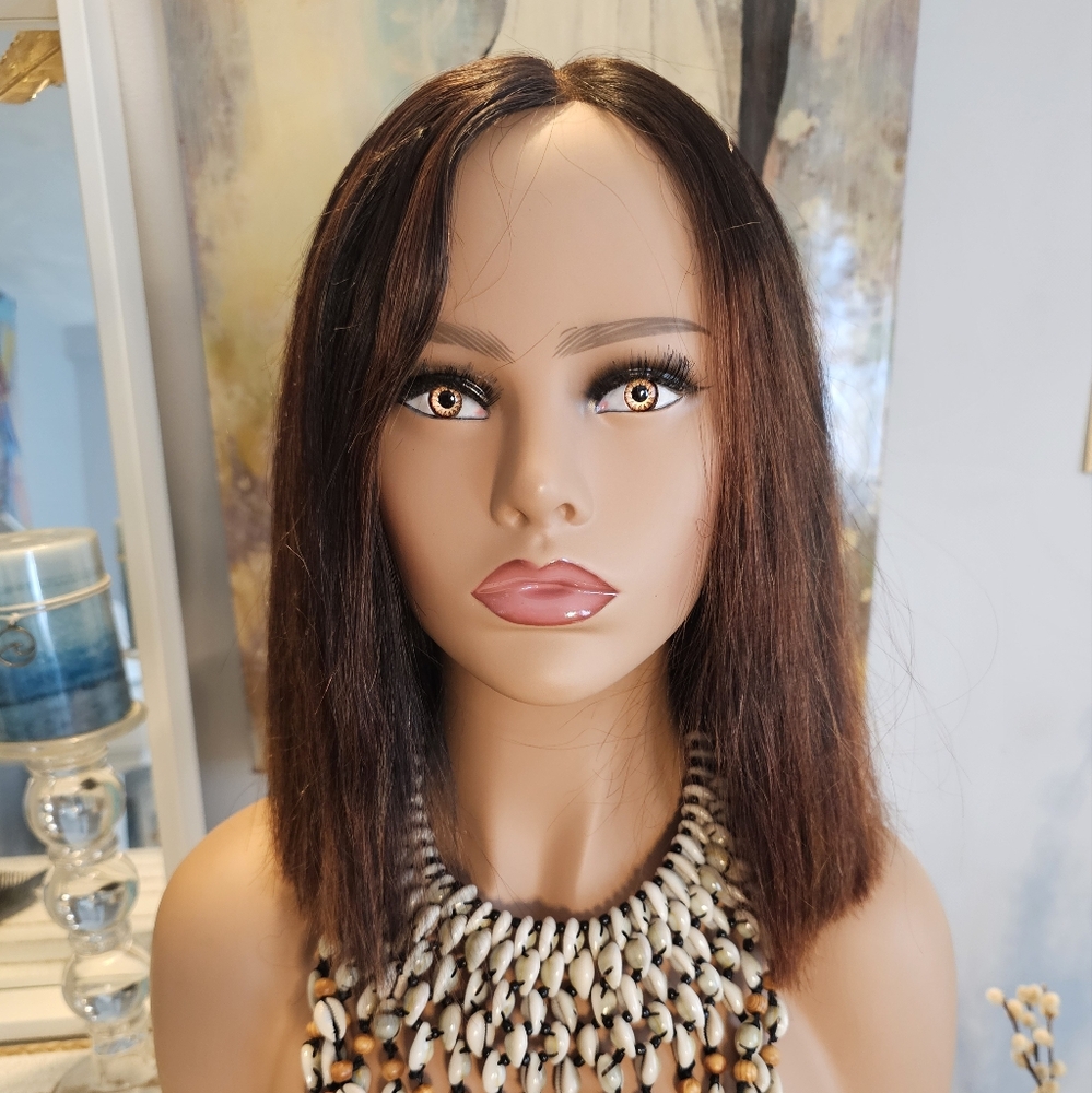 Summer SALE! Short bobbed cut Auburn